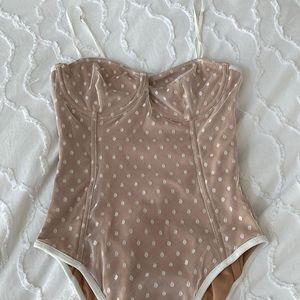 Baby Pink Polkadot Bodysuit